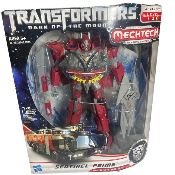 Transformers Dark Of The Moon Sentinel Prime Action Figure Lights Sounds 2010 - Picture 1 of 11
